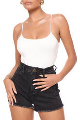 Day And Night Denim Shorts - Black Ins Street